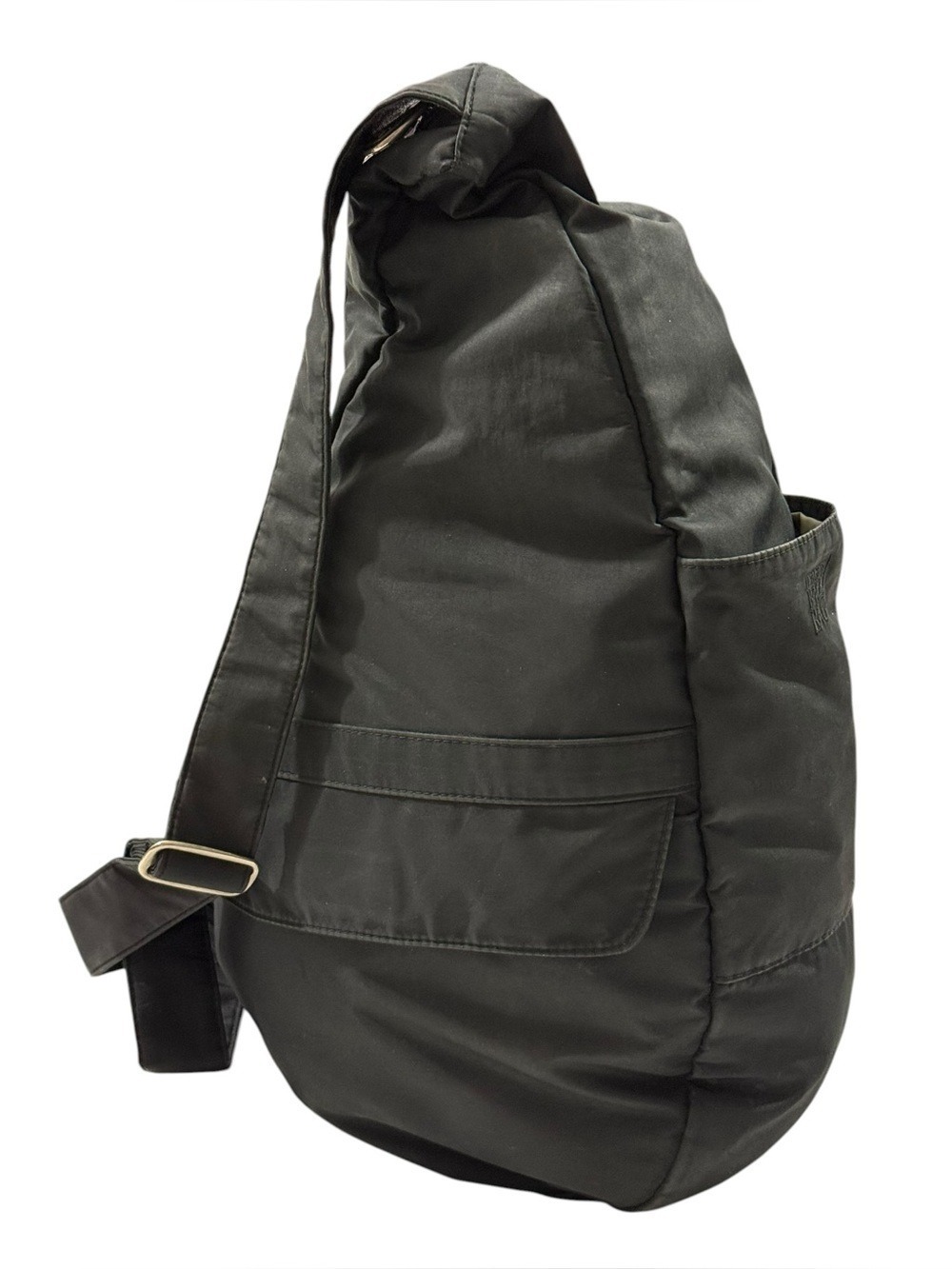 AmeriBag Healthy Back Bag Black Nylon Sling Crossbody Backpack Medium
